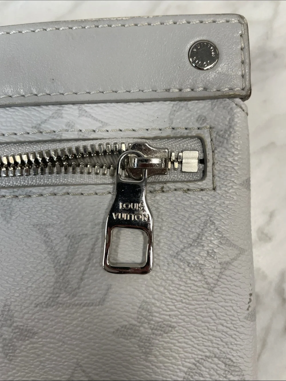 Louis Vuitton Canvas Messenger Bag